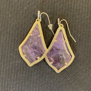 Kendra Scott Alex gold drop earrings